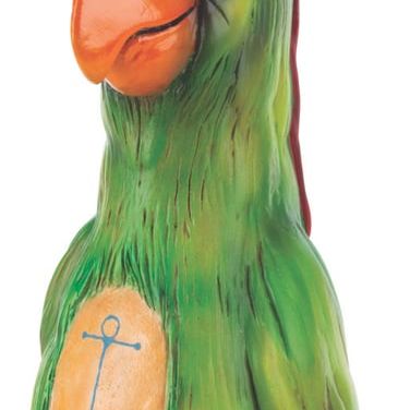 A Pirates of the Caribbean Barker Bird Store Display.