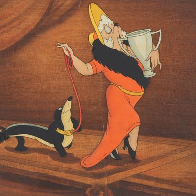 A "Society Dog Show" Original Production Cel.