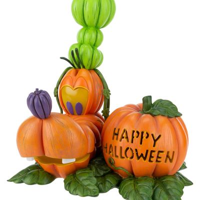 A Disney Parks Halloween Time Goofy Pumpkin Medium Fig.