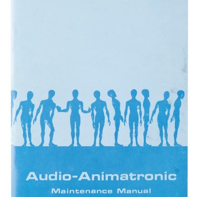 A WED Enterprises Revised Audio-Animatronic Maintenance Manual.