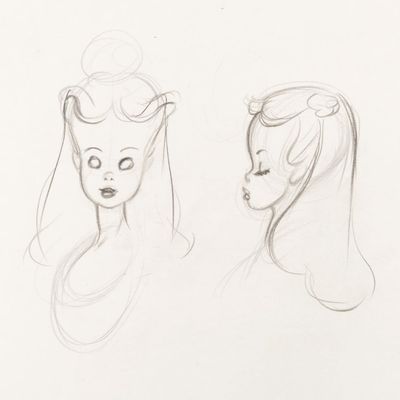A "Fantasia" Centaurette Development Drawing.