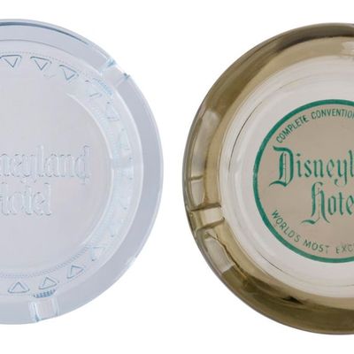 A Pair of Disneyland Hotel Ashtrays.
