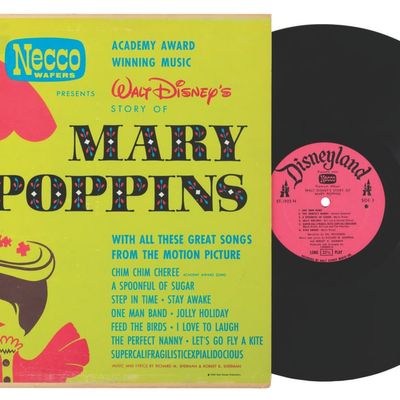 A Necco Wafers "Story of Mary Poppins" Record Album.