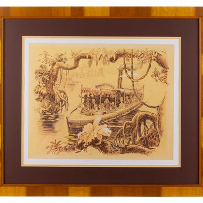 A Harper Goff Jungle Cruise Concept Print.