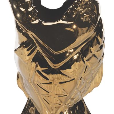 A Trader Sam's Enchanted Tiki Bar Golden Piranha Mug.
