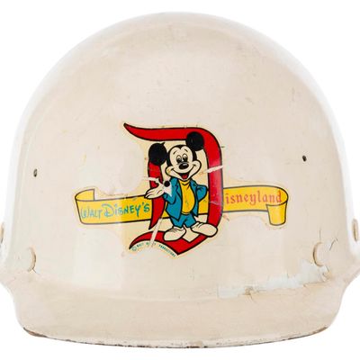 A Disneyland and Gulf Hard Hat.