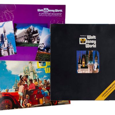 A Trio of Walt Disney World Pictorial Souvenir Books.