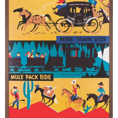 A Frontierland Attraction Poster Print.