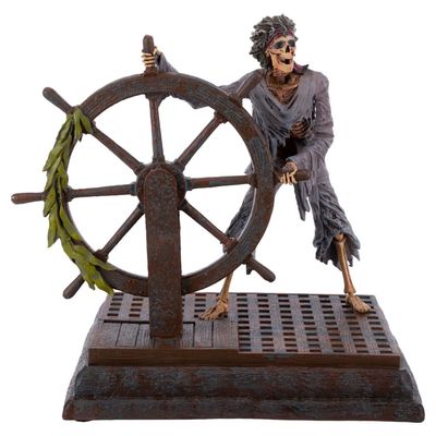 A Pirates of the Caribbean Helmsman Figurine.