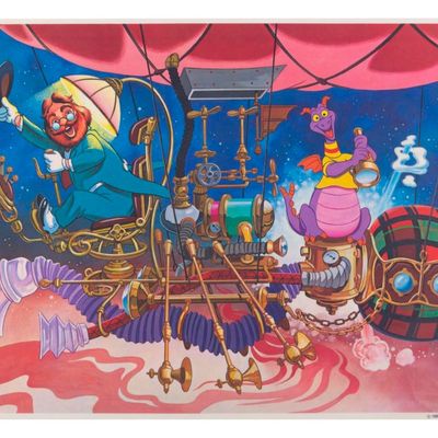 An EPCOT Center Journey Into Imagination Placemat.