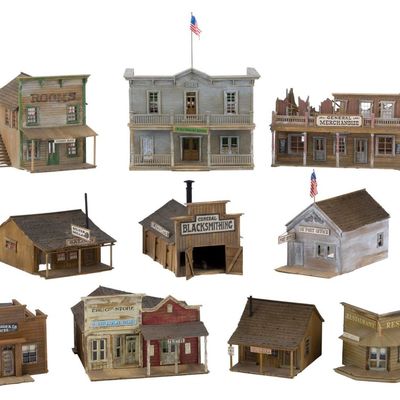 A Knott's Berry Farm Ghost Town Prototype Model Set.