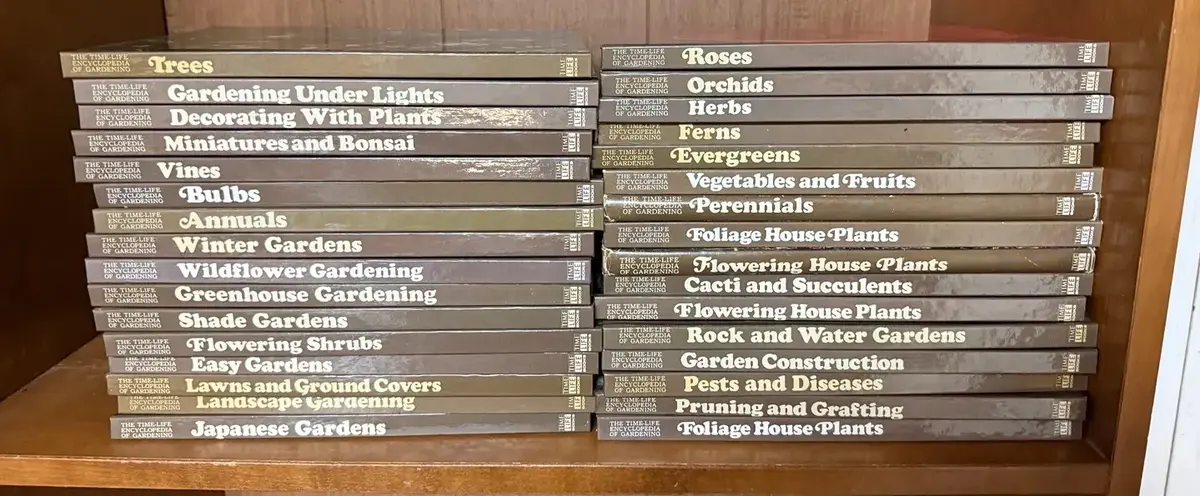 Vintage TimeLife Encyclopedia Gardening Books