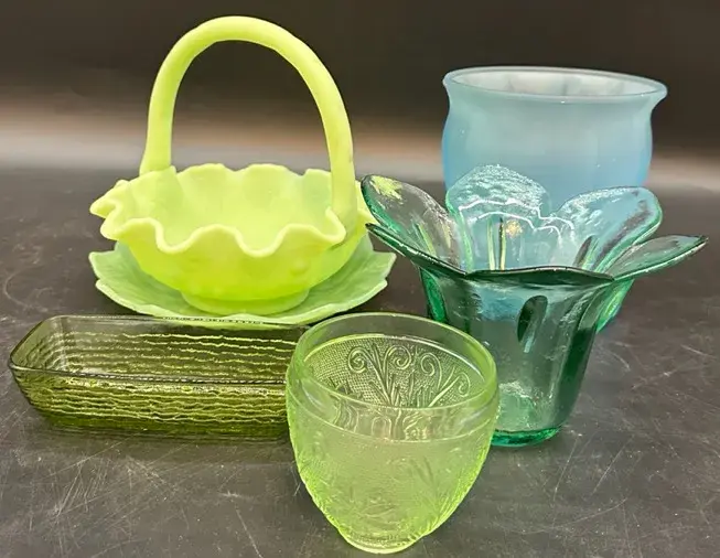 A Glass Act - Green & Blue Glass