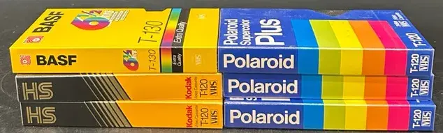 Blank Slate - Sealed Blank VHS Tapes