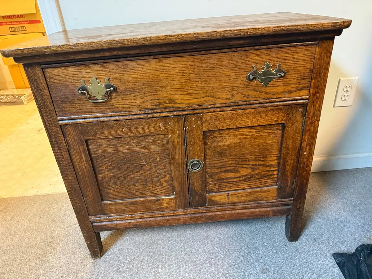 Vintage Cabinet, Small And Functional