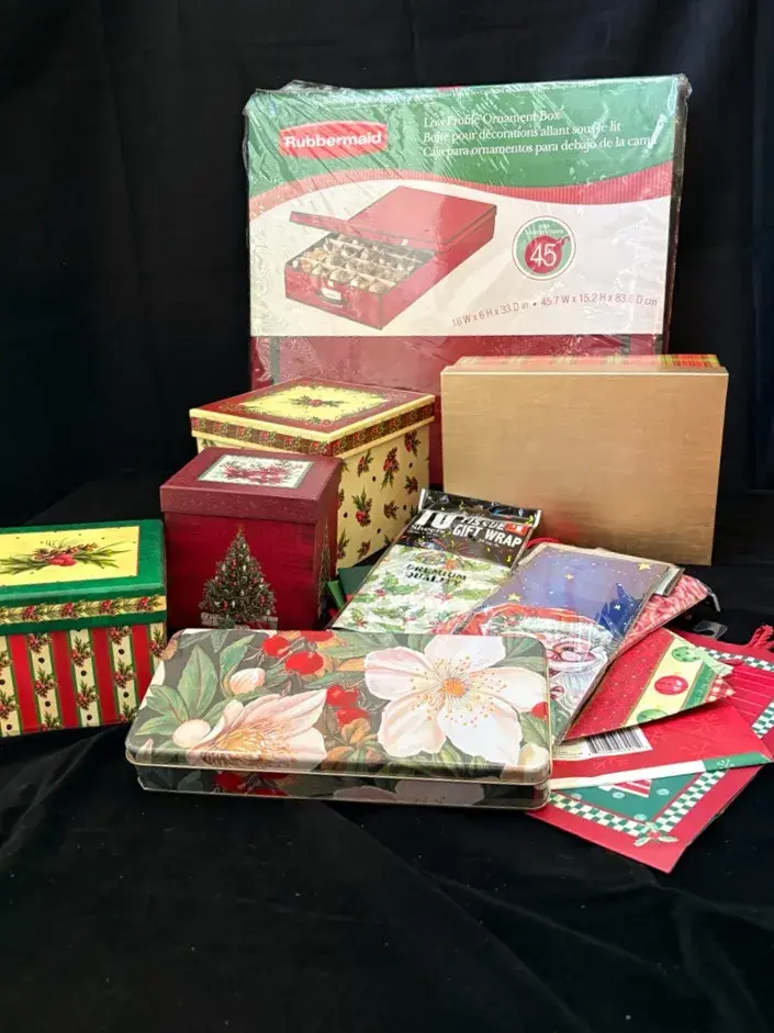 Mystery Holiday Storage and Gift Boxes