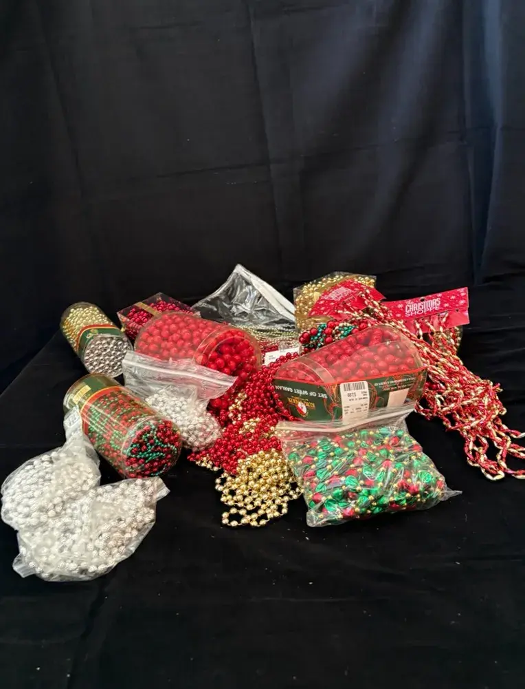 Christmas Bead Garland