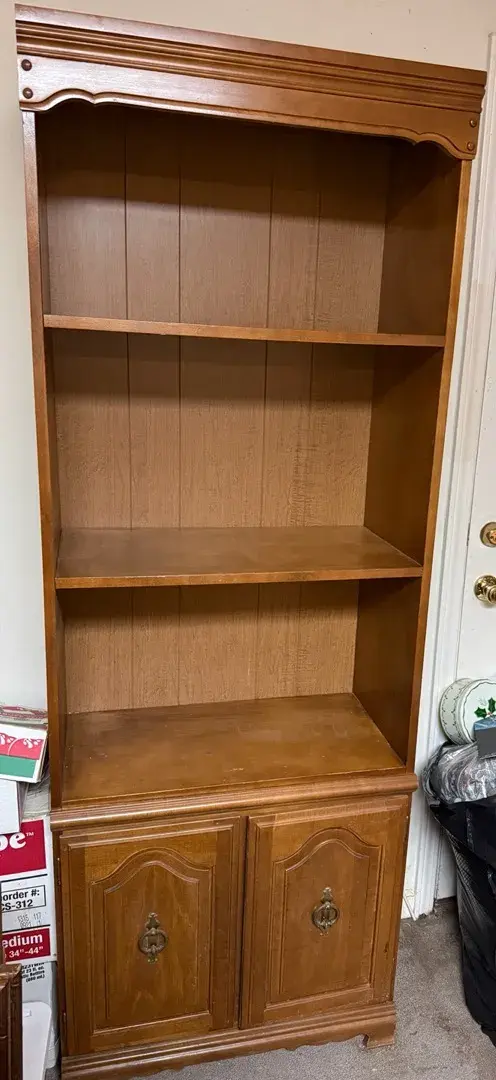 2 Book Cases With Cupboard