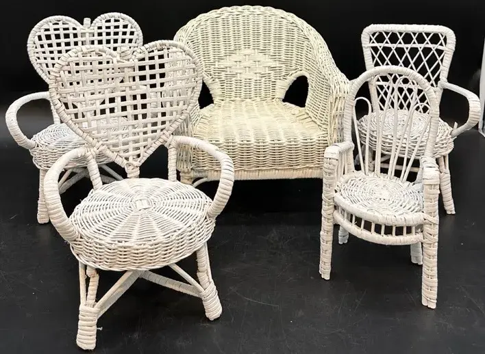Take a Seat - Mini Wicker Chairs