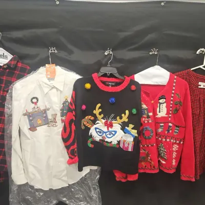 5 Womens Holiday Christmas Tops - XS M L