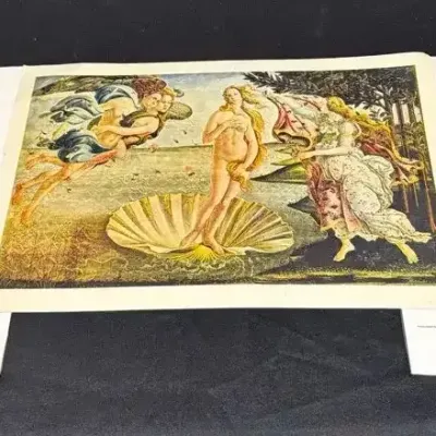 3 Classical Fine Art Print Collection - Vintage Alinari Firenze, La Ghirlandata - Gabriel Rossetti