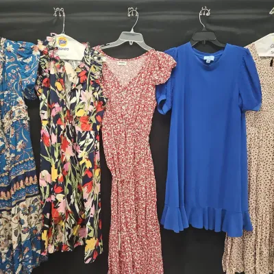 5 Womens Summer Dresses Various Colors S M