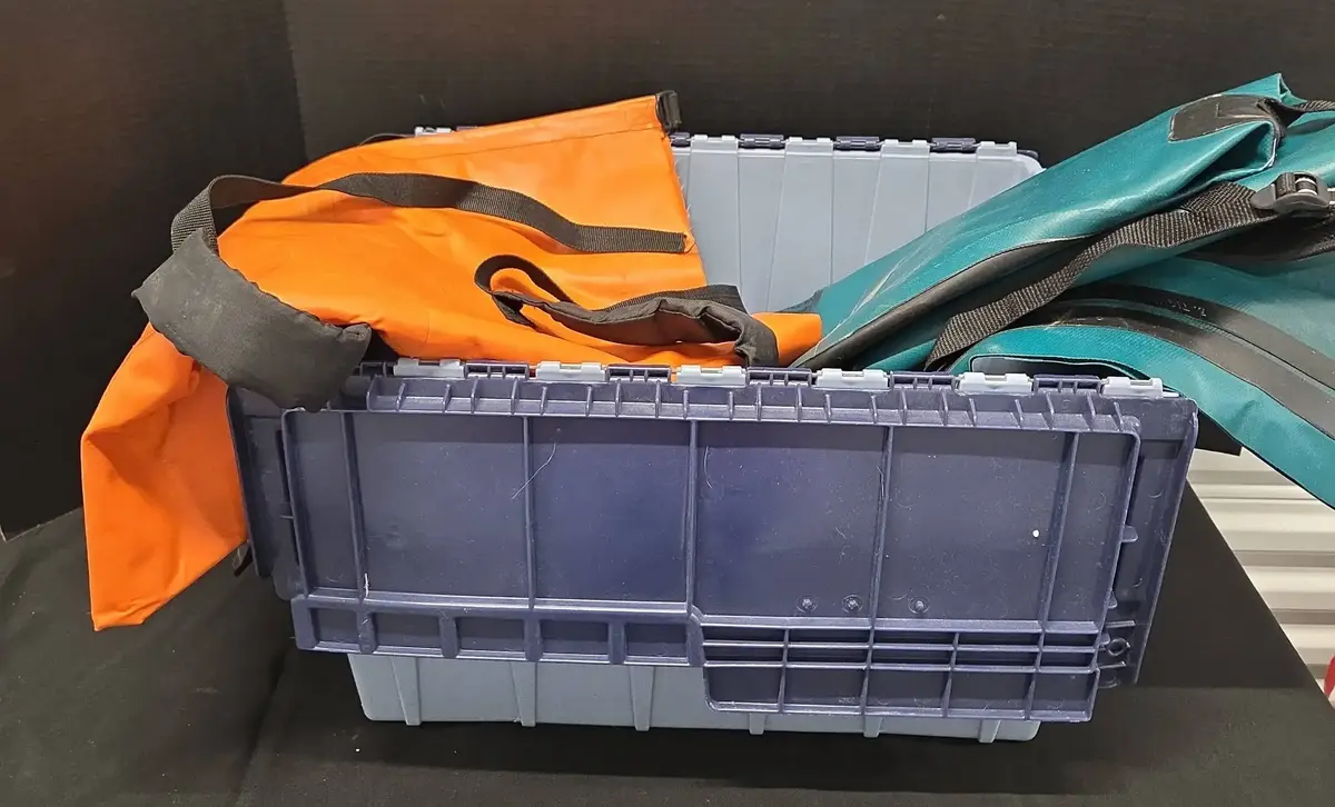 Adventure Time Essentials - Dry Bags, Ski Bag, Gloves, Plastic Tote