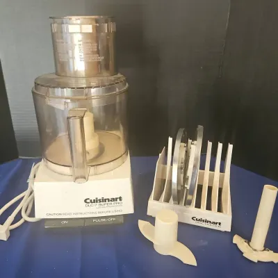 Vintage Cuisanart Food Processor DLC7 Super Pro With Accessories