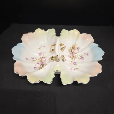 Joseph Schachtel J.S. Germany Antique Porcelain Lobster Dish Serving Platter - Victorian 