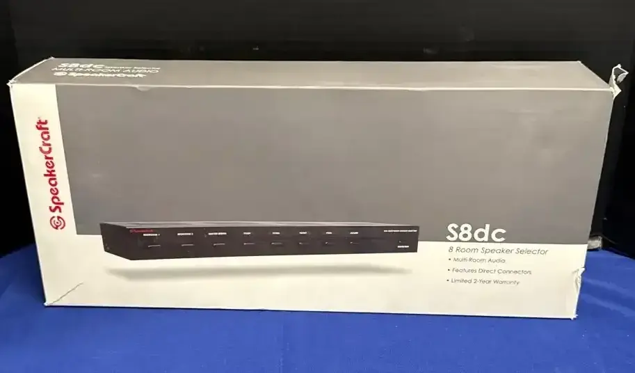 New Speakercraft S8dc Multi Room Audio - 8 Room Speaker Selector