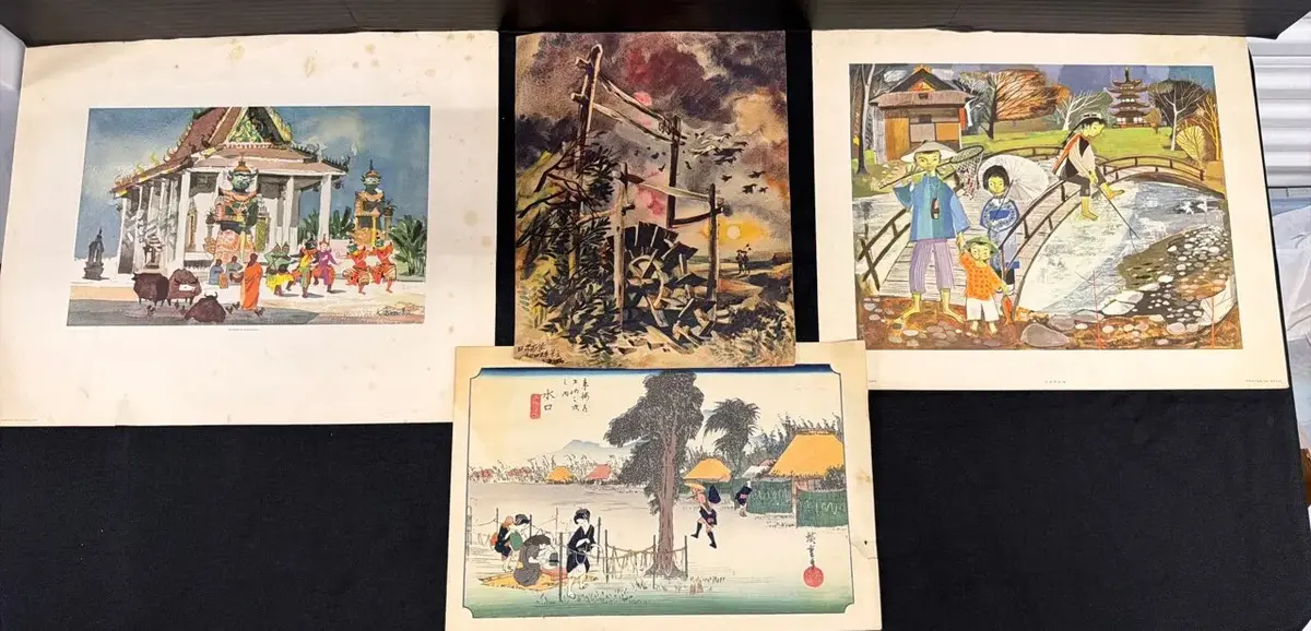 Vintage Japanese Woodblock Prints - Ukiyo-e Hiroshige Shinhanga Art Collection