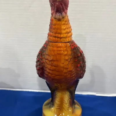 Vintage 1971 Wild Turkey Bourbon Ceramic Decanter - Series 1, No 1, Austin Nichols, Empty