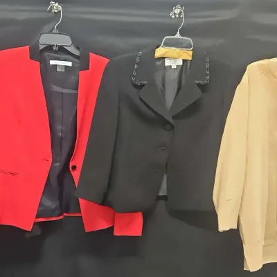 4 Women's Formal Petite Dress Outfits - Blazers, Two Piece Top, Rafaella, Moon Light 