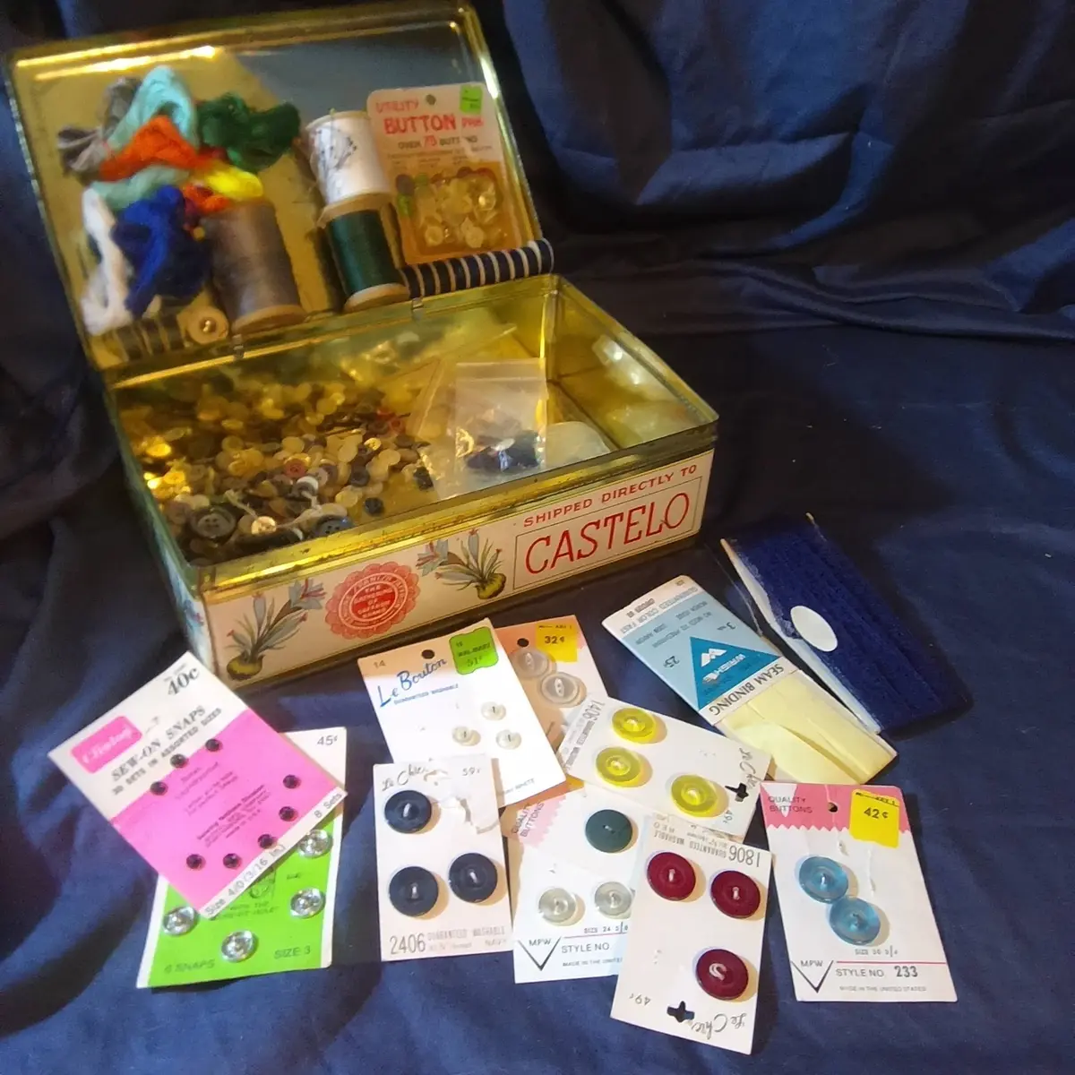 Button/Sewing Tin