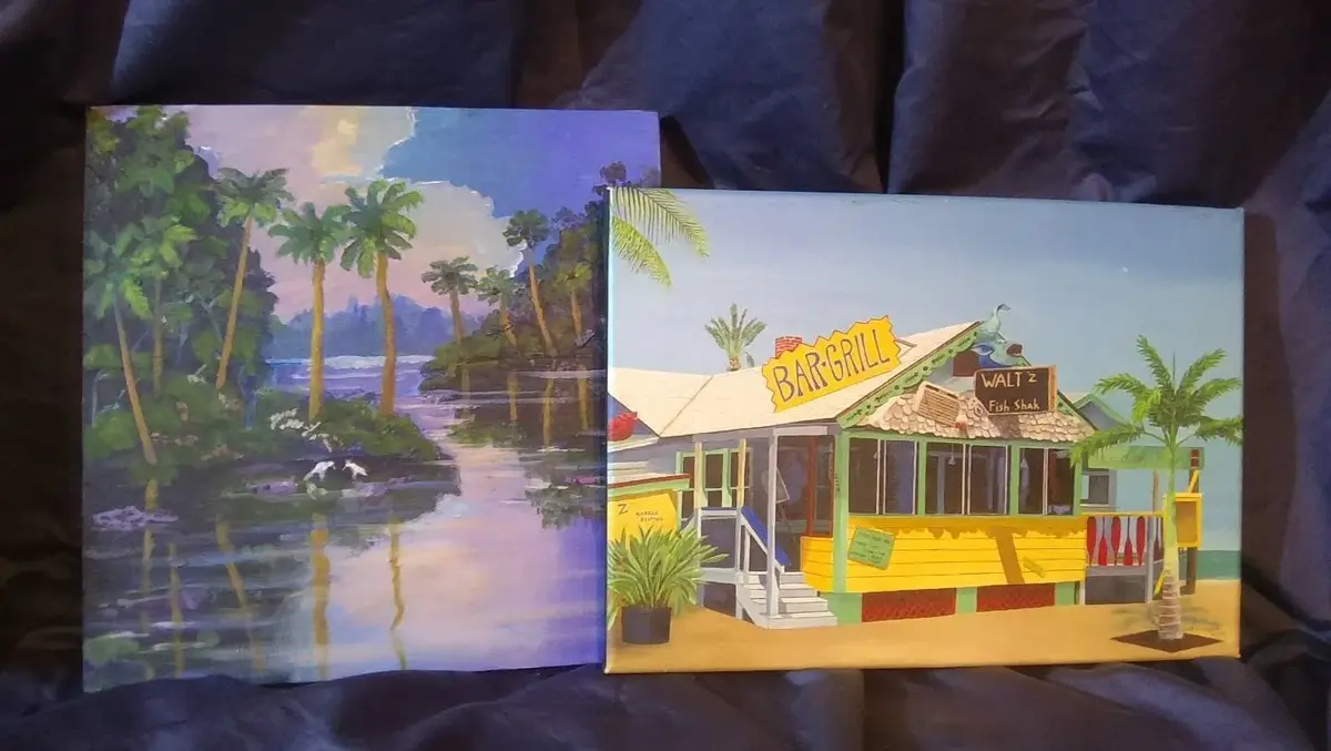 Florida Scenes, Painting & Print