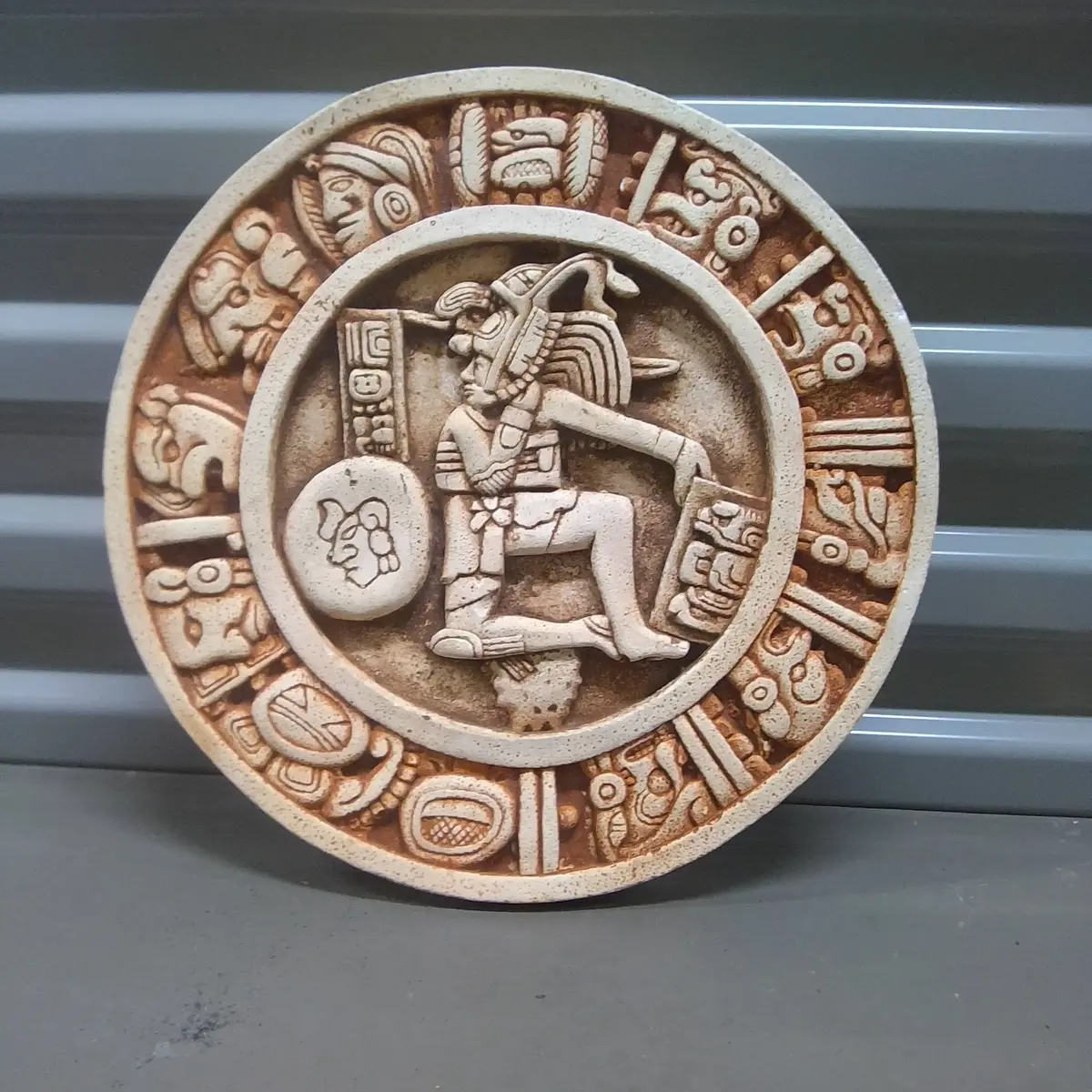 Mayan Aztec Pottery Wall Hanging