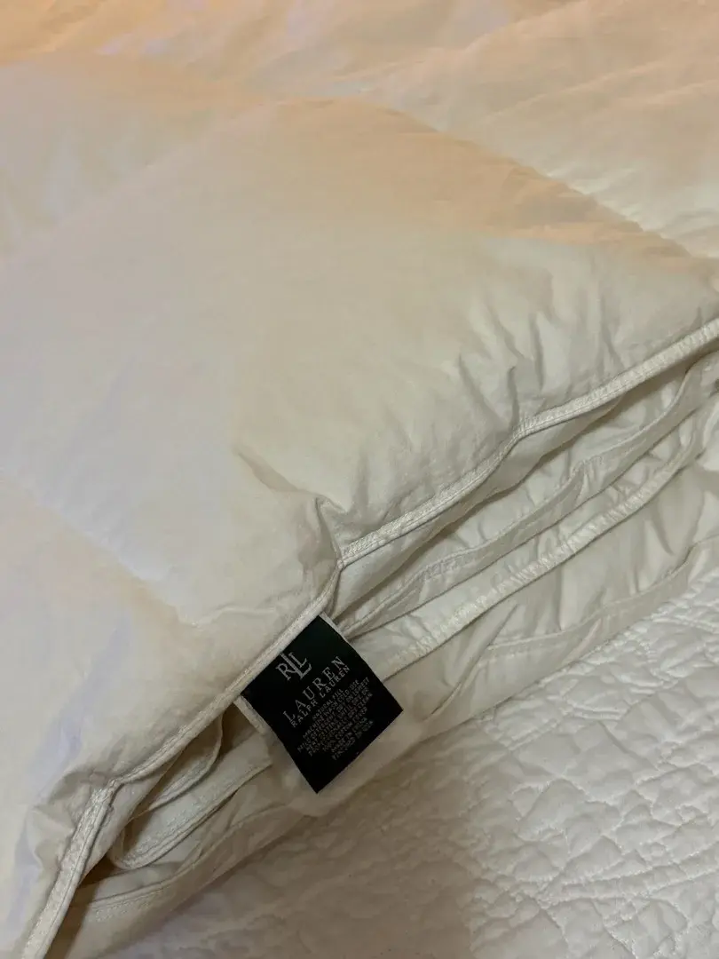 Ralph Lauren Full/Queen Natural Fill Duvet Insert – 100% Cotton – 88” x 88”