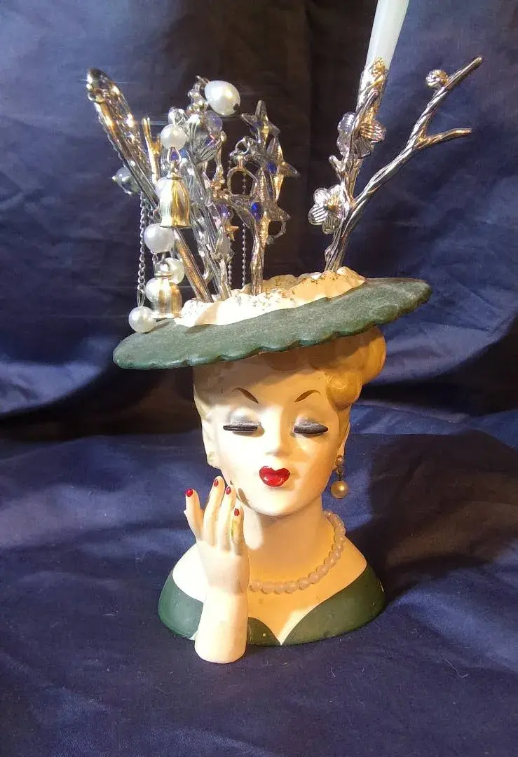 1958 Napco "I ♥️ Lucy" Lady Head Vase