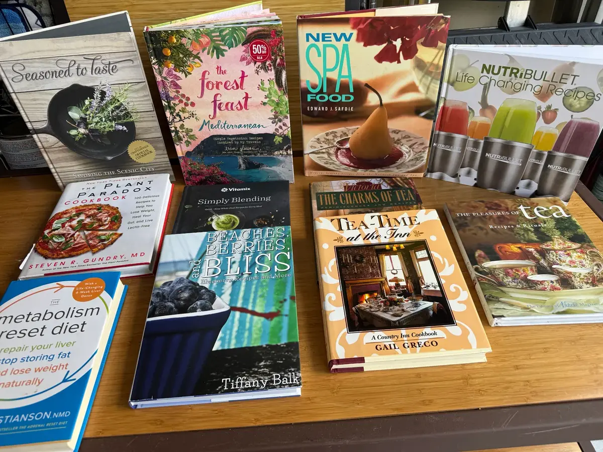 Cookbook Collection – Mediterranean, Tea, Healthy Eating, Vitamix & More