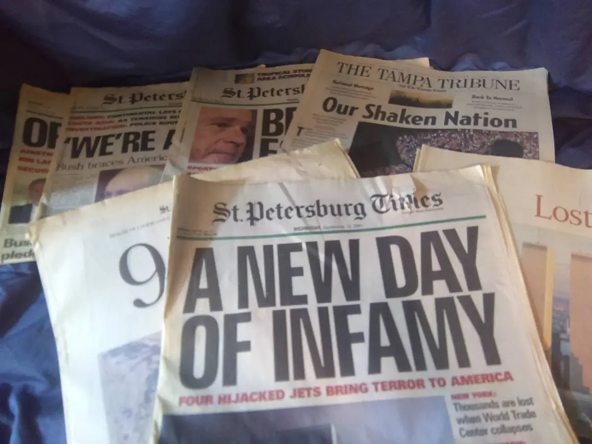 09/11/01  Headliners Newspaper 