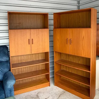 Mid-century Danish modern bookcase