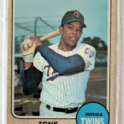 Vintage 1972 Topps Tony Oliva baseball card, number 505, featuring the Minnesota Twins outfielder in a batting pose.