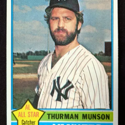 1978 Topps Thurman Munson baseball card, number 60, featuring the New York Yankees catcher as an AL All-Star.