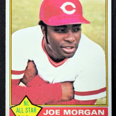 1978 Topps Joe Morgan baseball card, featuring the Cincinnati Reds second baseman as an NL All-Star.