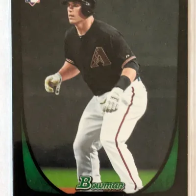 2011 Bowman Paul Goldschmidt rookie card, featuring him in his Arizona Diamondbacks uniform.