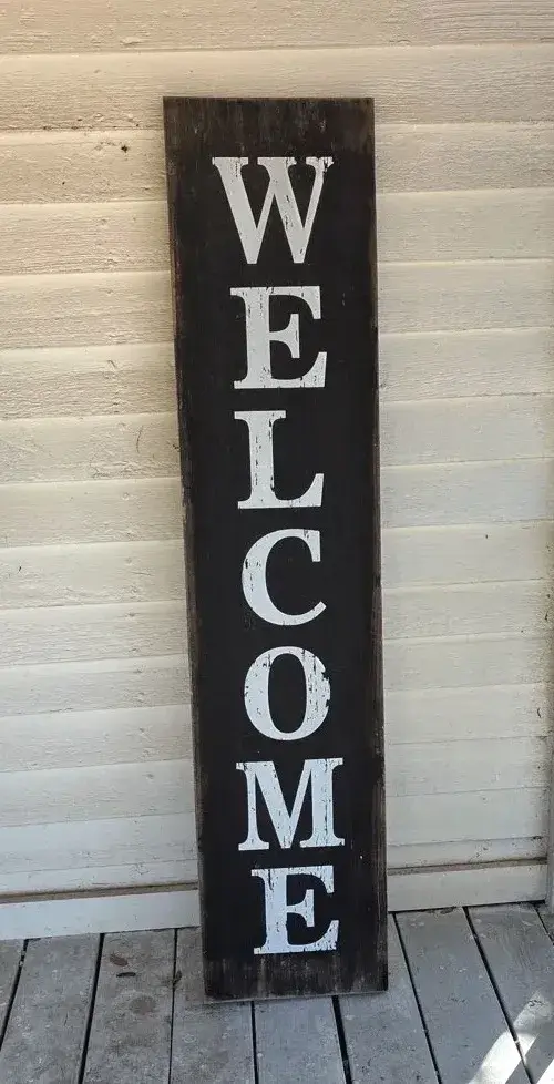 Welcome Sign For Front Porch