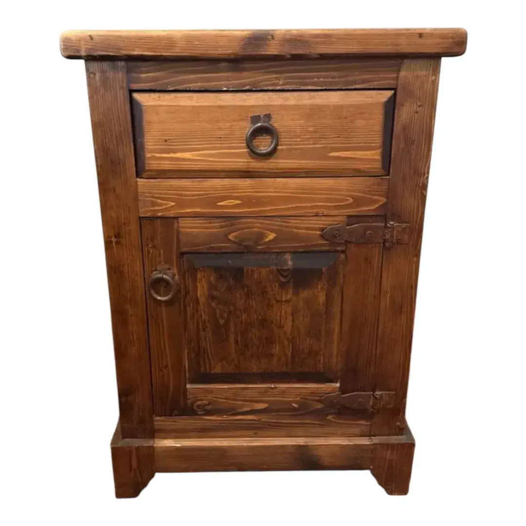 Mexican made solid wood night stand