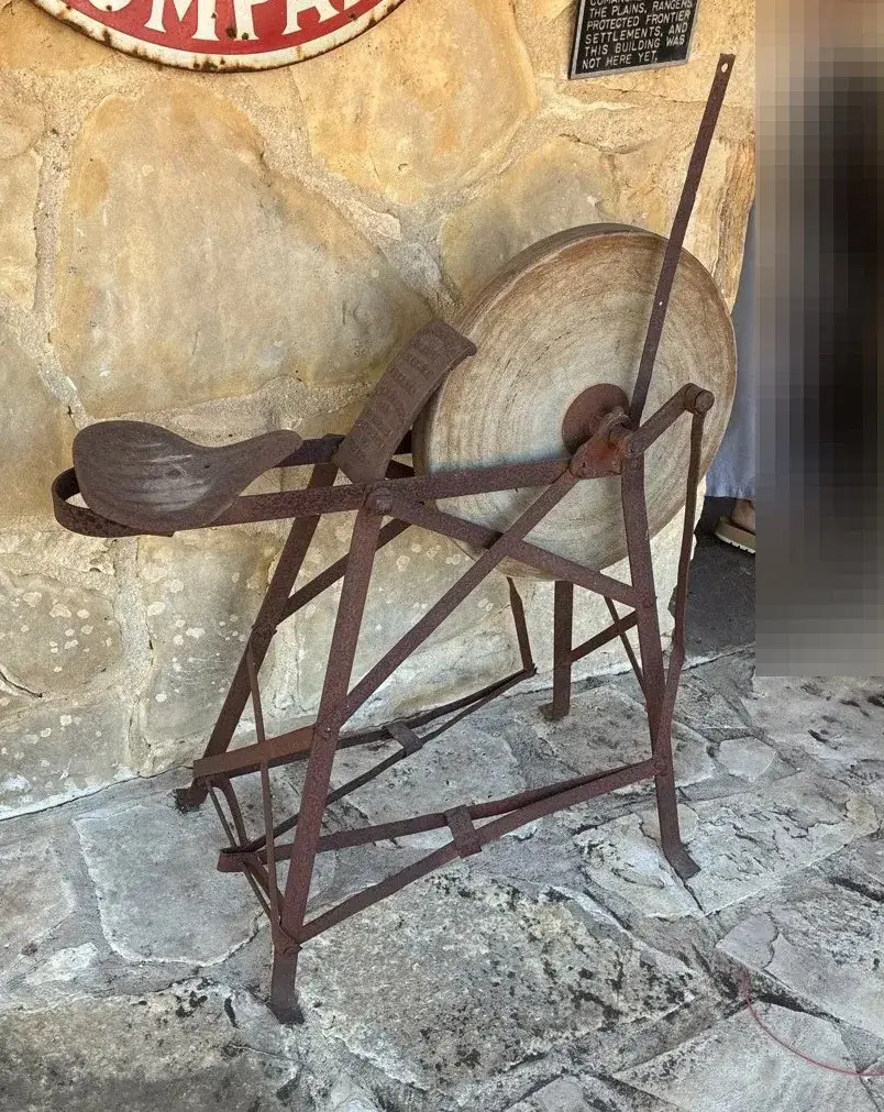 Antique Grinding Wheel