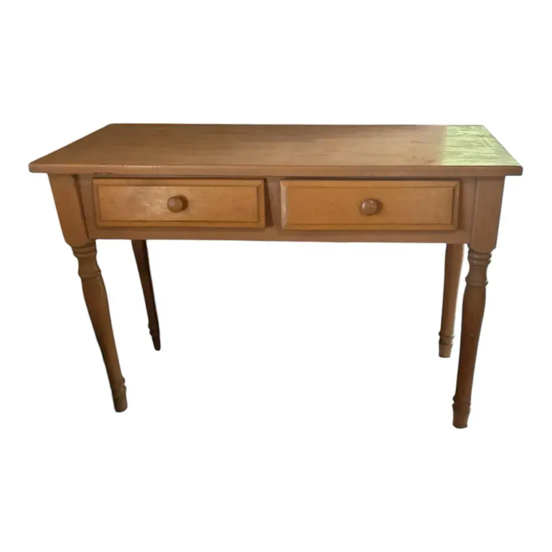 Wooden Console Table With 2 Drawers 