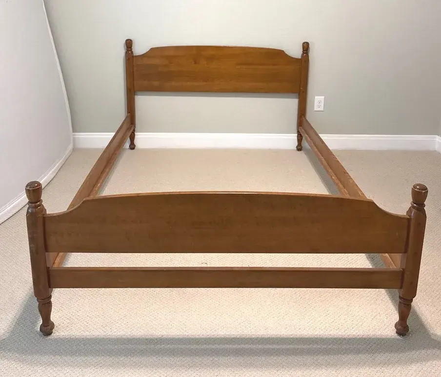 Ethan Allen solid wood FULL/DOUBLE bed frame 